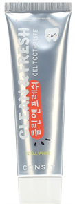 Consly Паста зубная гелевая Отбеливающая с фтором Total White, 105г 6973021184933