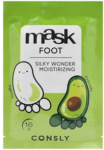 Consly Парафин-маска для ног Silky Wonder с экстрактом авокадо, 15гр 8809487270195