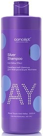 Concept Blond Touch anti-yellow ШАМПУНЬ оттеночный СЕРЕБРИСТЫЙ д/нейтр. желтизны 1000 мл 4640130792039