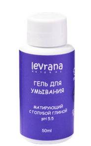 LEVRANA МИНИ Гель для умывания МАТИРУЮЩИЙ 50 мл 4610266843806