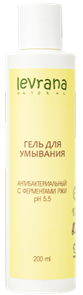 LEVRANA Гель для умывания АНТИБАКТЕРИАЛЬНЫЙ 200 мл 4610266843325