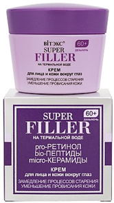 BITЭКС SUPER FILLER 60+ Крем для лица и век Замедление старения 45 мл 4810153042873
