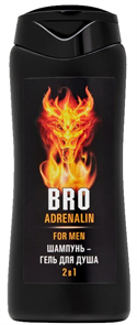 MARKELL BRO Шампунь-Гель для душа 2в1 ADRENALIN 250 мл 4810304019990