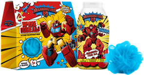 МЕГАМОНСТРЫ НАБОР ЯРКИЕ ПОБЕДЫ Шампунь-Гель250+Мочалка 4630274257297