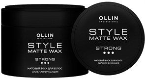 OLLIN STYLE Воск для волос матовый сильной фиксации 50г 4620753729728