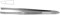 KAIZER Пинцет для коррекции бровей  скошенный, матовый 90 мм (2948) - фото 58310