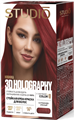 HOLOGRAPHY Краска 3D для волос 6.5 рубиново-красный 4690494003258 - фото 69207