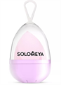 SOLOMEYA Спонж для макияжа со срезом ЛИЛОВЫЙ 5060504725279 - фото 69562