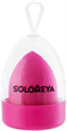 SOLOMEYA Спонж для макияжа со срезом PINK 5060504726498 - фото 69565