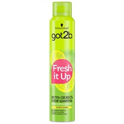 Got2B Шампунь сухой Fresh it Up Экстра-свежесть ЛЕГКИЙ И СВЕЖИЙ 200 мл 4015100204971 - фото 55721