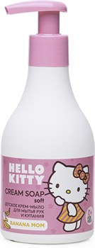 HELLO KITTY Жидкое крем-мыло CREAM SOAP SOFT для мытья рук и купания Banana Mom 250мл. 4610044204508 - фото 61516