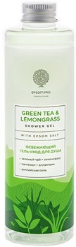 EPSOM.PRO Гель для душа Освежающий "GREEN TEA&LEMONGRASS" 250 мл 7930095761087 - фото 64899