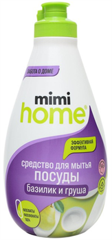 Mimi HOME Средство для мытья посуды БАЗИЛИК и ГРУША 370 мл 4607967678622 - фото 66135