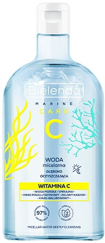 BIELENDA C MARINE CARE Вода мицелярная Глубоко очищающая, 400мл 5902169055004 - фото 67128