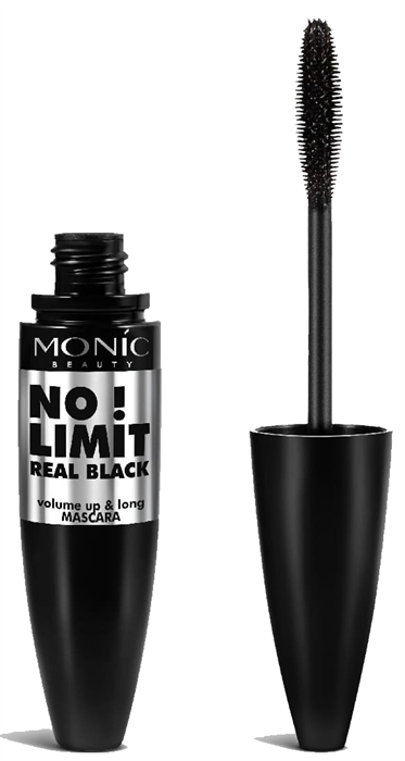 MONIC BEAUTY Тушь для ресниц No Limit! Real Black Volume&Long 5061010282706 - фото 67145