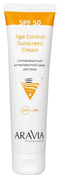 ARAVIA PROF Крем для лица Age Control SUN SPF 50 100 мл 4670008498688 - фото 68415