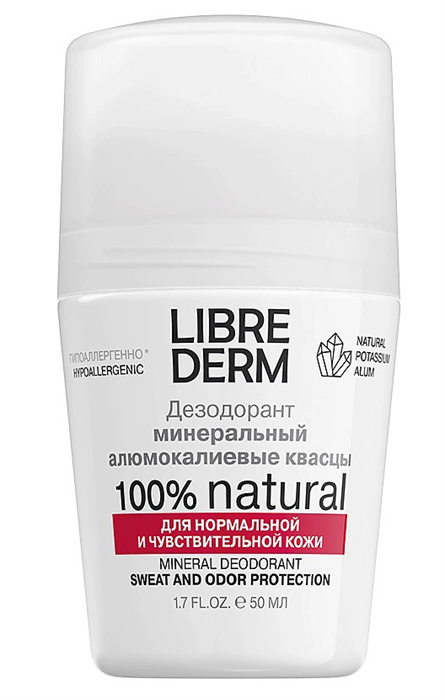 LIBREDERM Дезодорант ролик MINERAL Минеральный 50 мл 4630055169337 - фото 68461