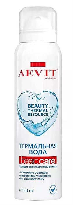 LIBREDERM AEVIT BASIC CARE Вода Термальная спрей 150 мл 4630055168583 - фото 68481