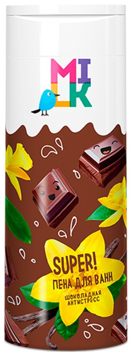 МИЛК Пена для ванн Шоколадная АНТИСТРЕСС 400 мл 4690494035853