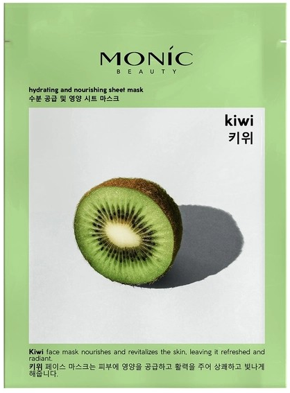 MONIC BEAUTY Skin Code Тканевая маска для лица Киви 5061010291722