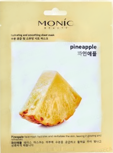 MONIC BEAUTY Skin Code Тканевая маска для лица Ананас 5061010291760
