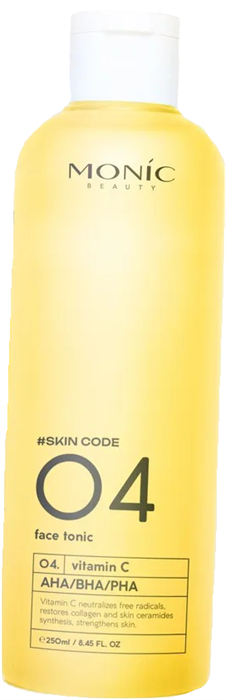 MONIC BEAUTY 04 Тоник д/лица Витамин С 250мл 5061010293047