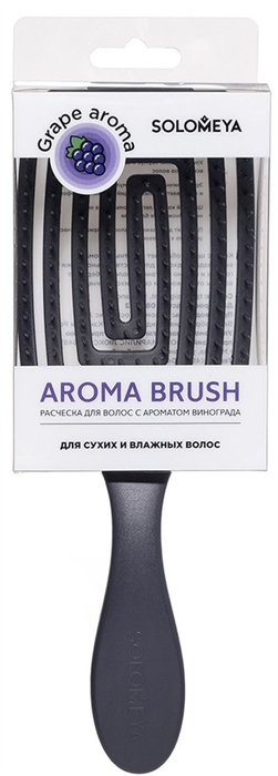 SOLOMEYA Расческа для сух.и влажных волос ВИНОГРАД PADDLE 5060504726870