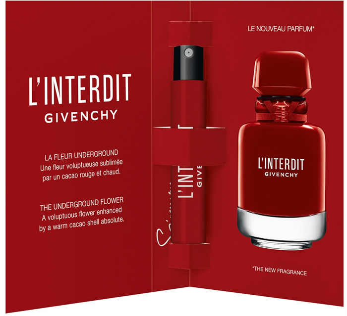GIVENCHY L'INTERDIT ROUGE ULTIM lady 1ml edp 3274872456396