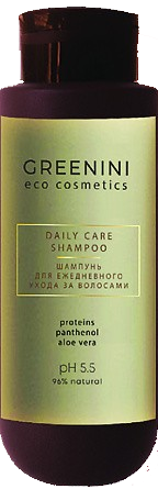 GREENINI ECO Шампунь д/волос для ЕЖЕДНЕВНОГО УХОДА 400 мл 4640145089827