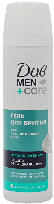 DOVE MEN Гель для бритья ГИПОАЛЛЕРГЕННО 200 мл 4605922040941
