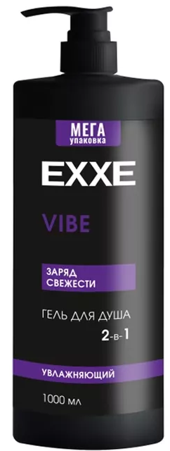 EXXE MEN Гель для душа СВЕЖИЙ ВАЙБ 2в1 Увлажняющий 1000 мл 4620739986138