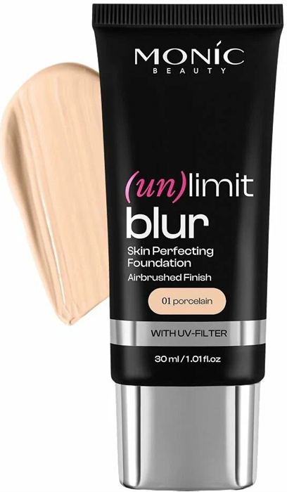 MONIC BEAUTY Тональная основа Выравнивающая 01 PORCELAIN 5061010290367