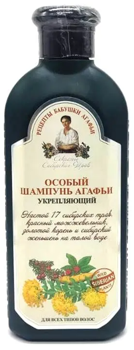 РБА Шампунь Особый Агафьи укрепляющий 350 мл 4680019156347