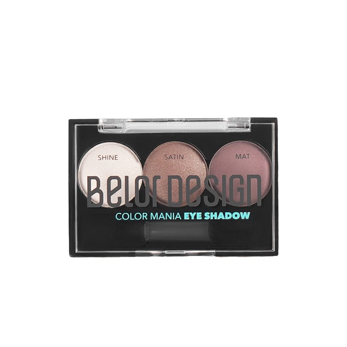 BELOR DESIGN Тени для век "Smart girl" COLOR MANIA 034 тон 4810156035285
