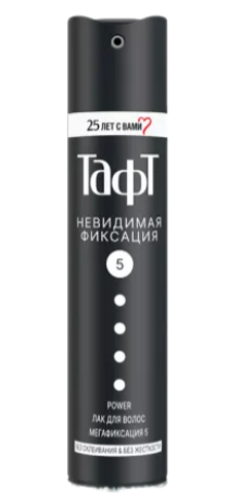 TAFT Power Лак НЕВИДИМЫЙ мега-фиксации 250 мл 4015000983686