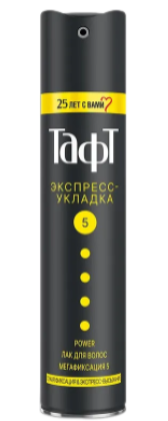 TAFT Power Лак Экспресс-укладка мега-фиксации 225 мл 4015100190274