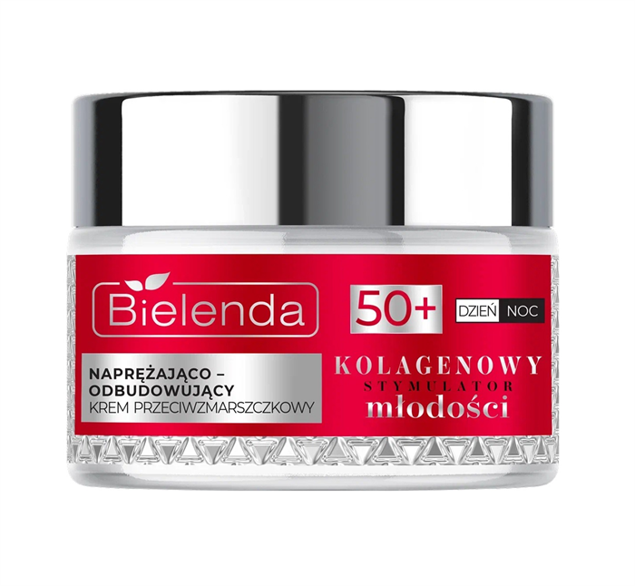 BIELENDA COLLAGEN YOUTH STIMULATOR 50+Подтягивающий восстанавливающий крем против морщин 50мл 5902169059668