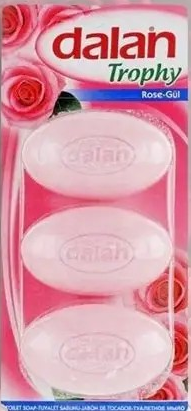 DALAN CINDY Мыло натуральное ROSE 3шт* 90гр 8690529519361