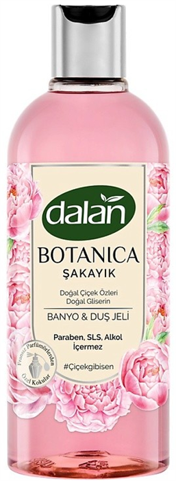 DALAN BOTANICA Гель для душа SAKAYIK Пион 450 мл 8690529012510