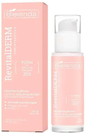 BIELENDA REVITAL DERM Сыворотка ночная со спикулами для стимуляции и укрепления коллагена 5902169063740