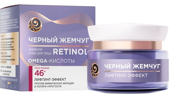 Черный жемчуг 46+ Крем д/лица ЛИФТИНГ ДНЕВНОЙ 50 мл 4600702086485