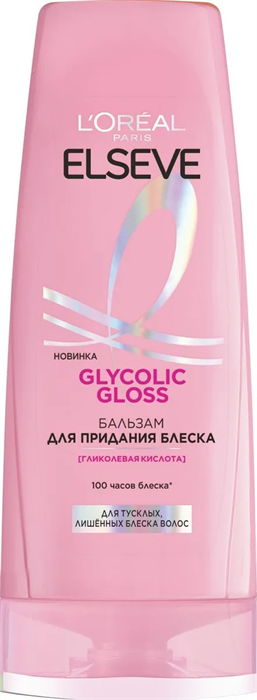 Л`Ореаль Эльсев Бальзам-ополаск GLYCOLIC GLOSS 400 мл 3600524308315