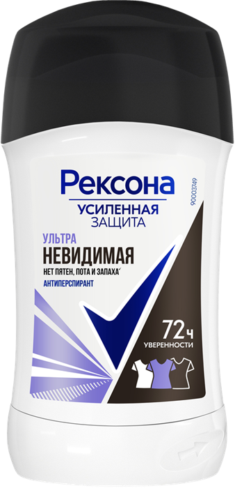 Рексона Дез-нт стик 3в1 УЛЬТРА НЕВИДИМЫЙ 40 мл 46262752