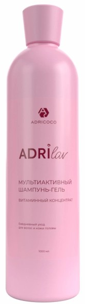 ADRILAV Шампунь-Гель МУЛЬТИАКТИВНЫЙ витаминный 400 мл 4630530576292