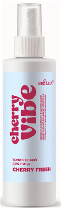 БЕЛИТА CHERRY VIBE Тоник-Спрей для лица Cherry Fresh 150 мл 4810151040031