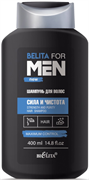 БЕЛИТА FOR MEN` Шампунь СИЛА и ЧИСТОТА 400 мл 4810151034412