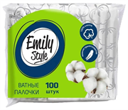 EMILY STYLE Ватные палочки 100 шт пакет 4620739979796