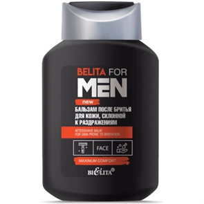 БЕЛИТА FOR MEN` Бальзам после бритья против РАЗДРАЖЕНИЯ 250 мл 4810151034320