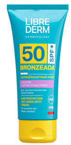 LIBREDERM BRONZEADA Крем солнцезащ.SPF50 против Пигментации 50 мл 4630055160044