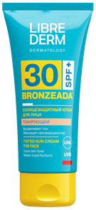LIBREDERM BRONZEADA Крем солнцезащ. SPF30 для Лица 50 мл 4630055160020